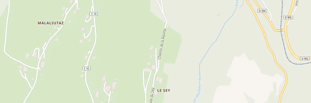 Plan du 507 Rte du Sey à Seytroux