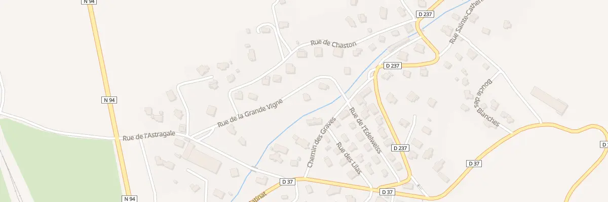 Plan du 119 Rue de la Grande Vigne à Eygliers