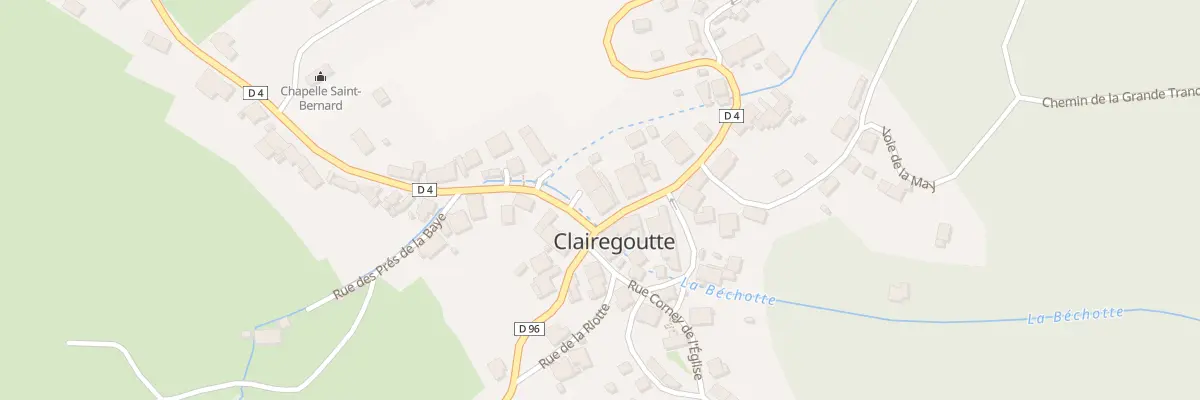 Plan du 6 Pl Henri Frédéric Iselin à Clairegoutte
