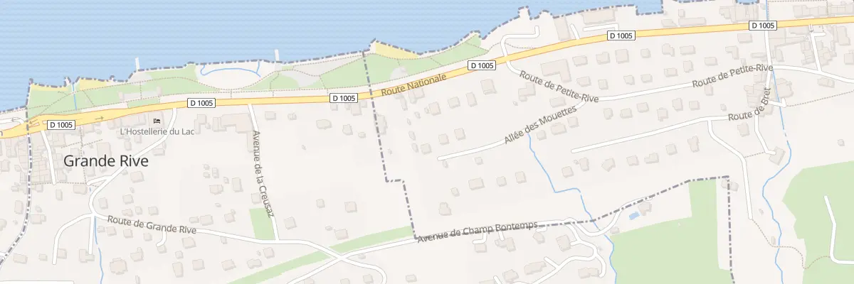 Plan du 180 All des Mouettes à Maxilly-sur-Léman