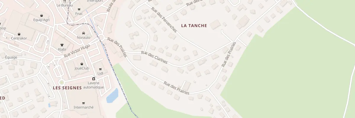 Plan du 7 Rue des Clarines aux Fins