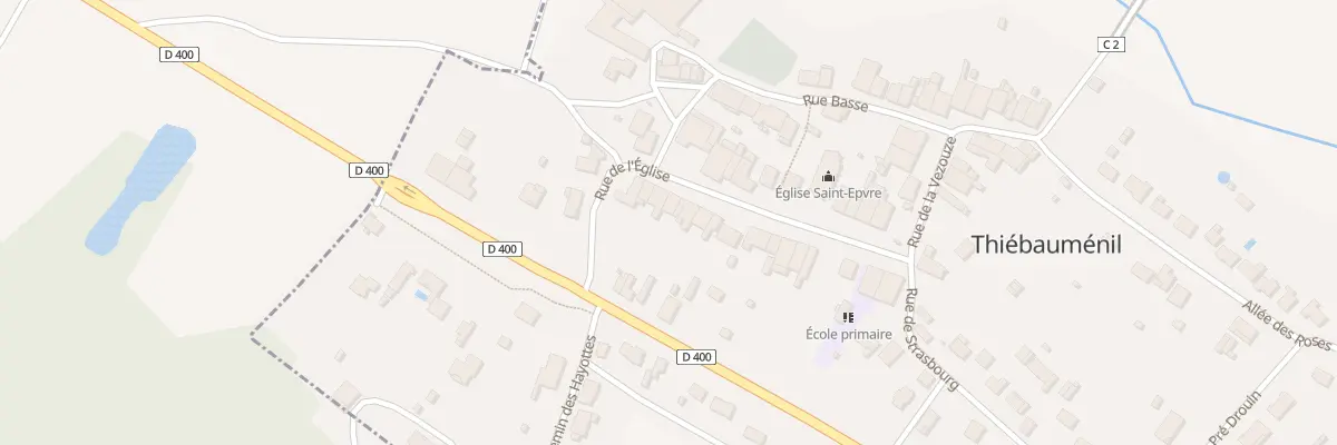 Plan du 8 Rue de l’Eglise à Thiébauménil