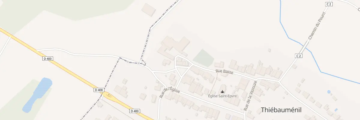 Plan du 9 Pl Saint-epvre à Thiébauménil