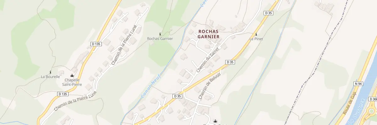 Plan du 5 Che de Rochas Garnier à Puy-Saint-Pierre