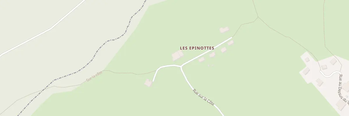 Plan du 3 Rue sur la Cote à Mont-de-Laval