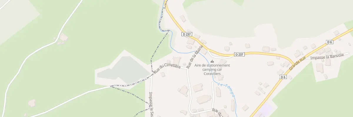 Plan du 2A Rue du Cimetière à Corravillers