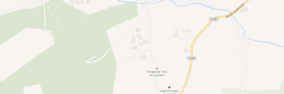 Plan du 9000 Les Fourches à La Roque-Esclapon