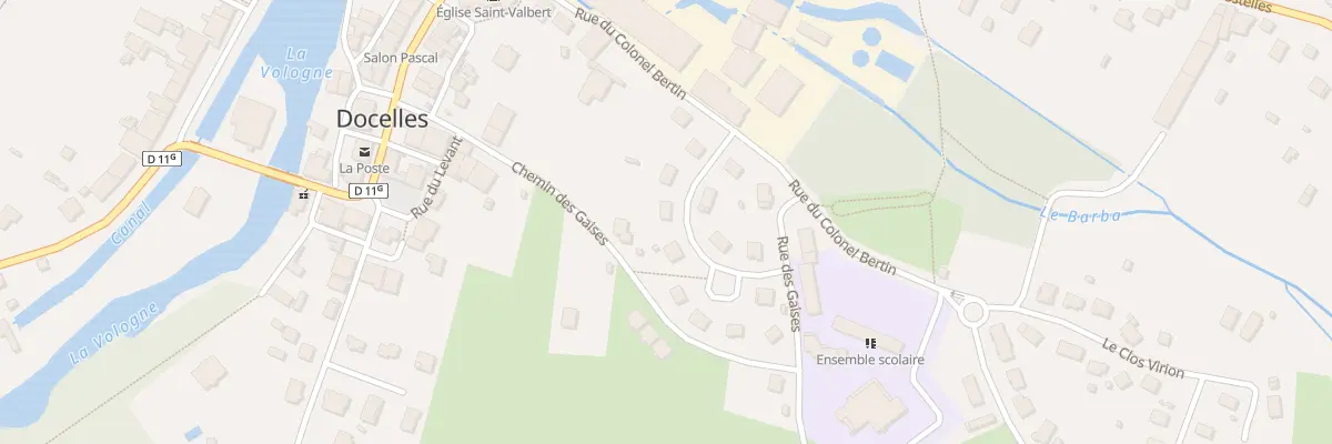 Plan du 6 Rue des Gaises à Docelles