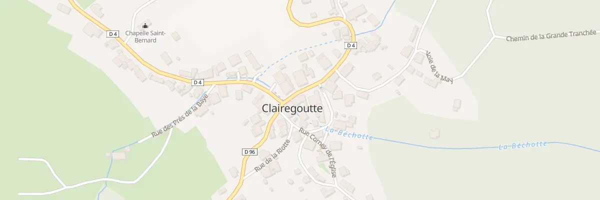 Plan du 2 Rue de la Goutte Robert à Clairegoutte