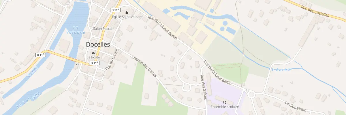 Plan du 4 Rue des Gaises à Docelles