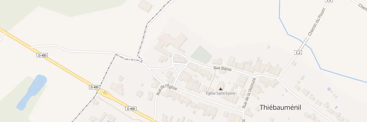 Plan du 1 Pl Saint-epvre à Thiébauménil