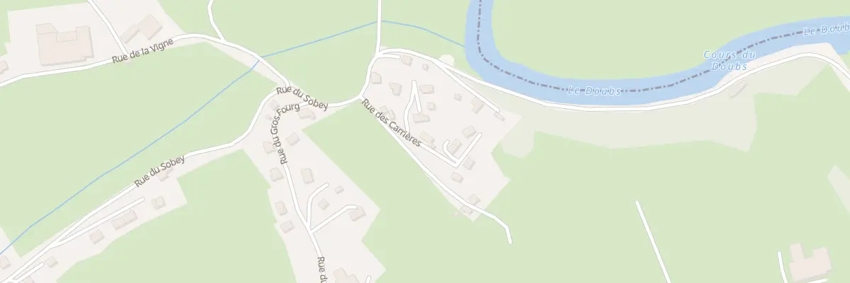 Plan du 5 Rue des Carrières à Montlebon