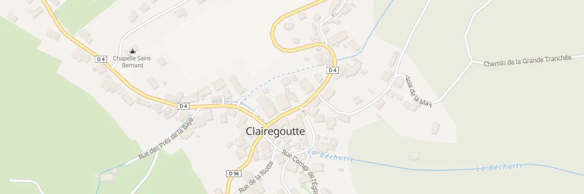 Plan du 3 Rue de la Goutte Robert à Clairegoutte