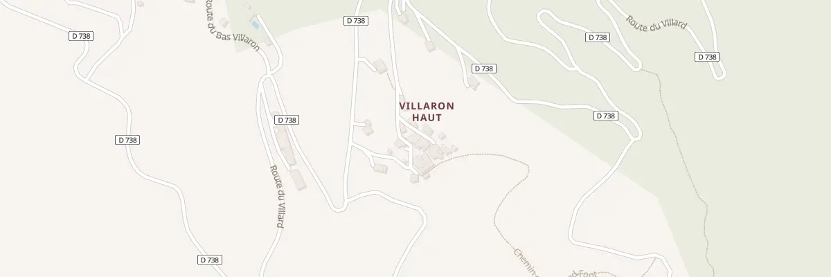 Plan du 110 Rte du Haut Villaron à Saint-Crépin