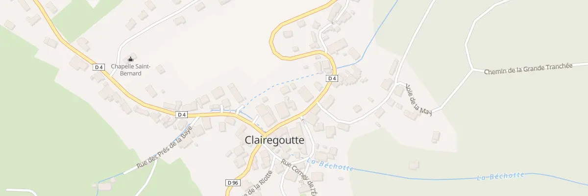 Plan du 3B Rue de la Goutte Robert à Clairegoutte