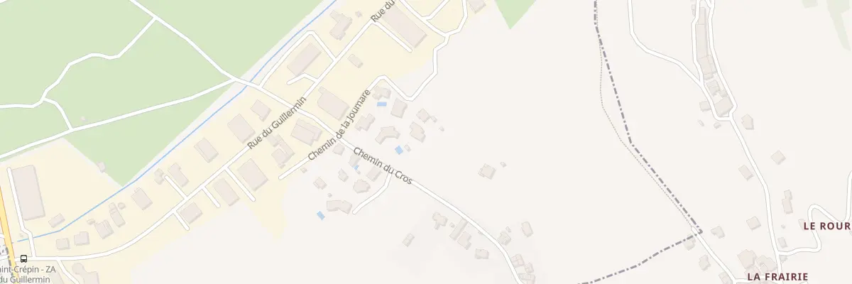 Plan de La Joumare à Saint-Crépin