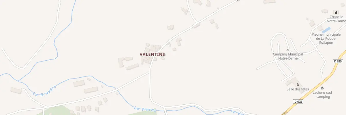 Plan du 5059 Valentin à La Roque-Esclapon
