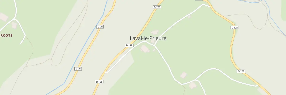 Plan du 5003 A Laval à Laval-le-Prieuré