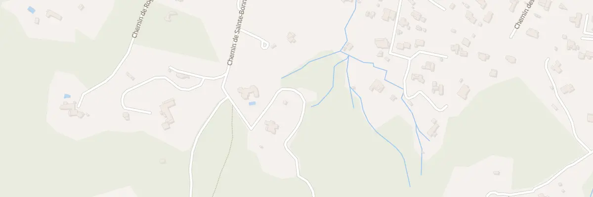Plan du 924 Che de Saint Bonnaventure à Gassin