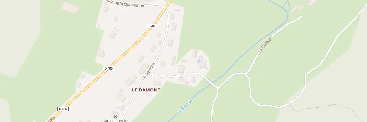 Plan du 17 Le Damont à Belonchamp