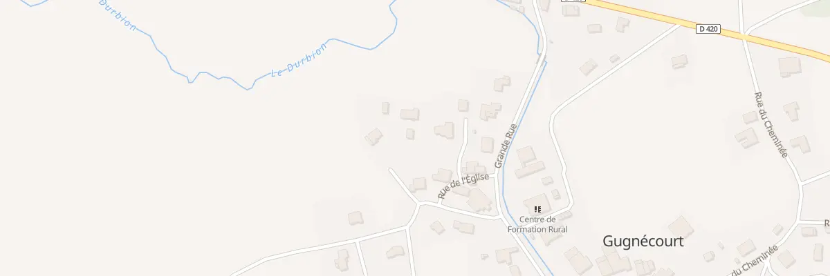 Plan du 5001 Che du Meix Ginon à Gugnécourt