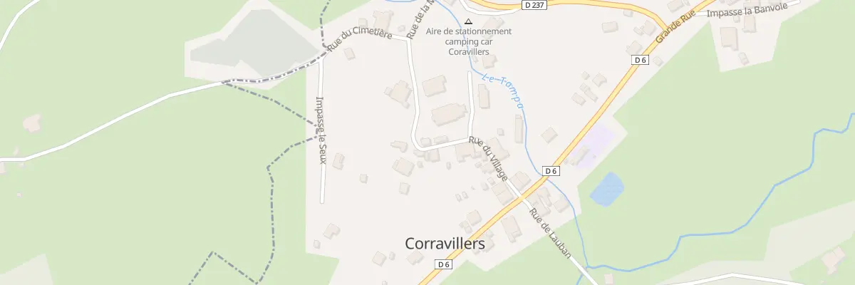 Plan du 5004 Le Village à Corravillers