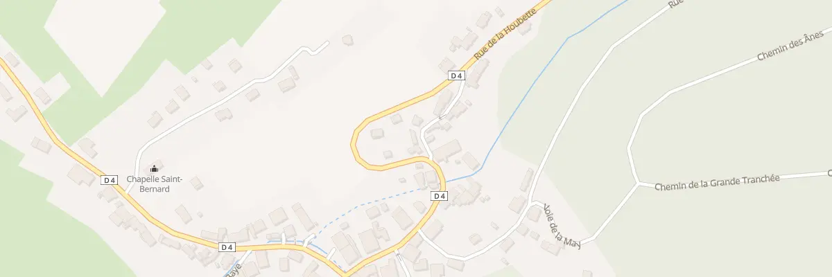 Plan du 1 Rue de la Houbette à Clairegoutte