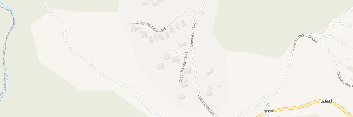 Plan du 1 All des Lavandes à Seillans