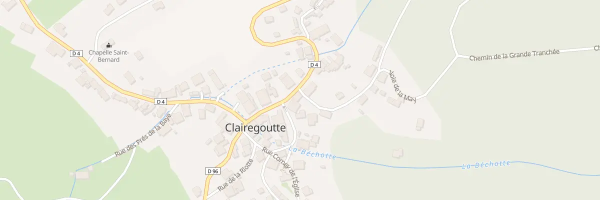 Plan du 4 Rue de la Goutte Robert à Clairegoutte