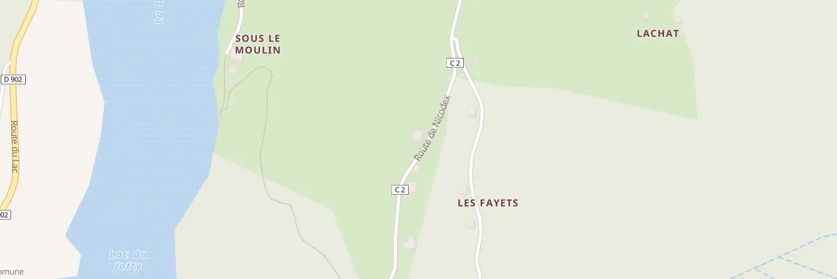 Plan du 5128 Les Ceroulis à La Baume