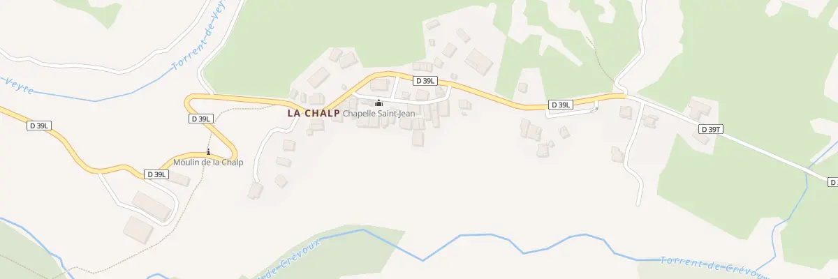 Plan du 5110 La Chalp à Crévoux