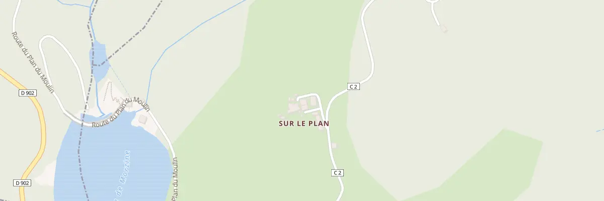 Plan du 1841 Rte de Nicodex à La Baume