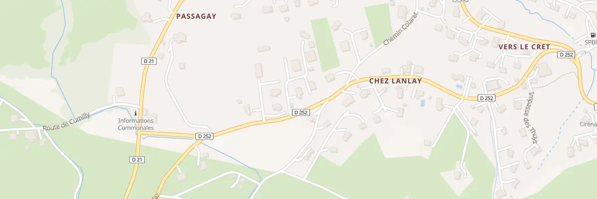 Plan du 470 Rte de la Chaumière à Saint-Paul-en-Chablais