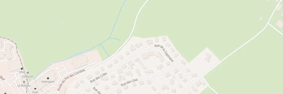 Plan du 25 Rue des Crêts aux Fins