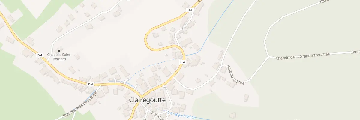 Plan du 11 Rue de la Goutte Robert à Clairegoutte