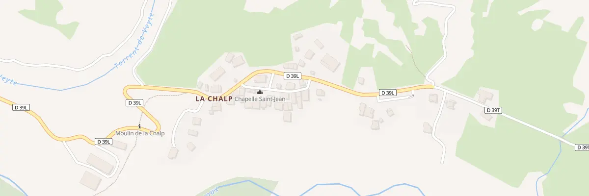 Plan du 5038 La Chalp à Crévoux