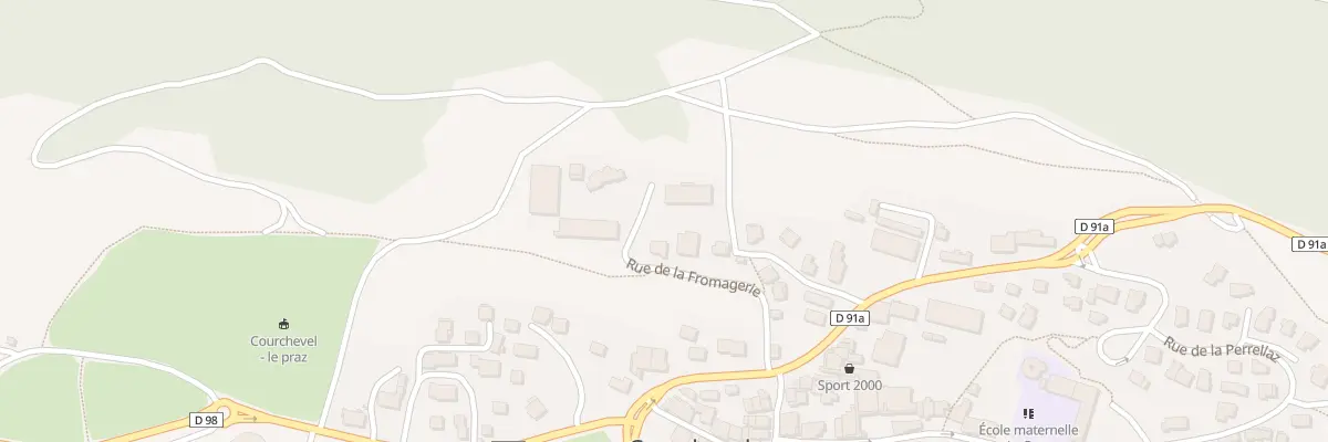 Plan du 162 Rue de la Fromagerie à Courchevel