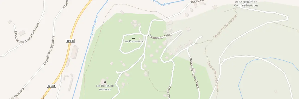 Plan du 5141 Le Talier à Colmars