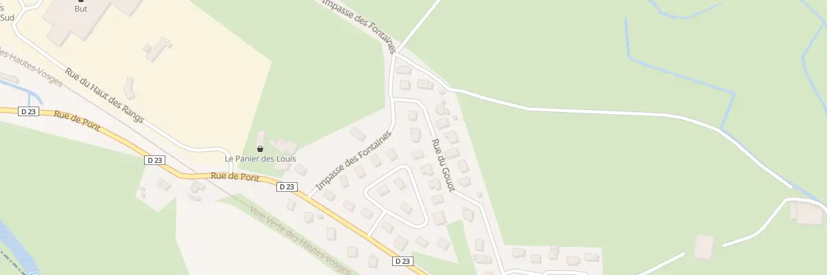 Plan du 345 Rue du Gouot à Dommartin-lès-Remiremont