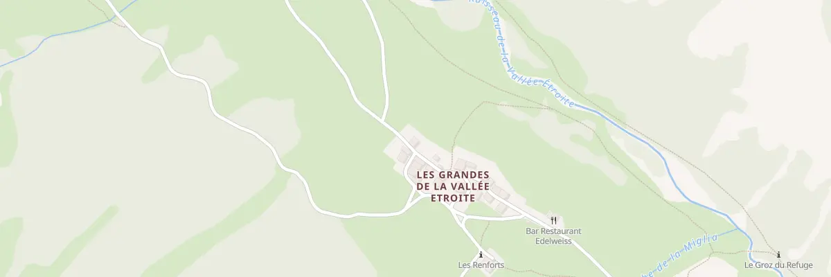 Plan de Dessous La Grange à Névache