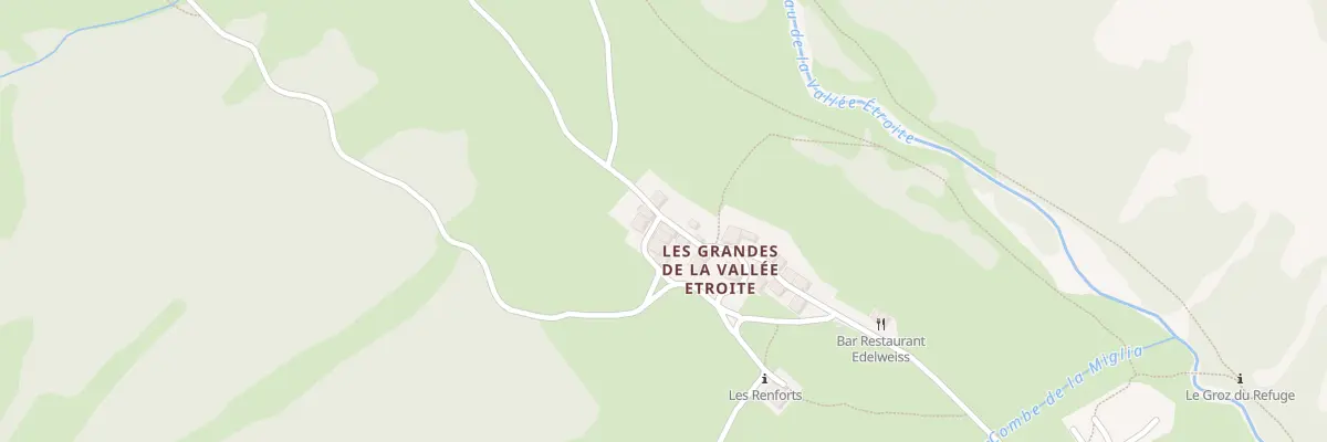 Plan du 5387 Dessous La Grange à Névache