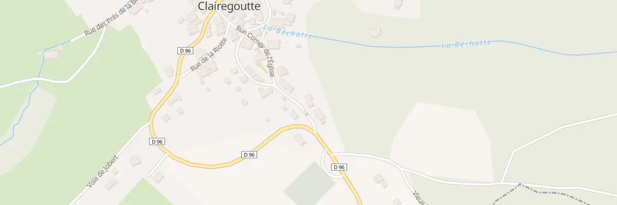 Plan du 5 Rue des Champs Là-devant à Clairegoutte