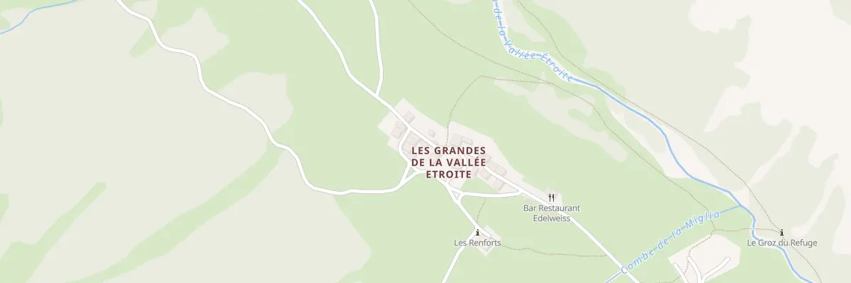 Plan du 5373 Dessous La Grange à Névache