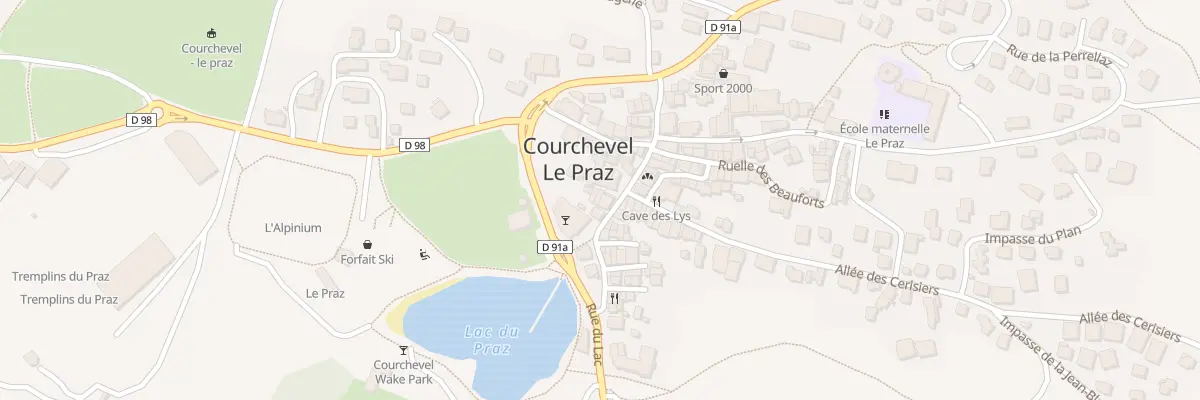 Plan du 114 Rue de la Chapelle à Courchevel