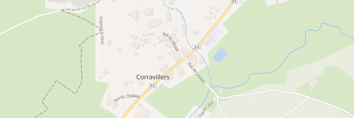Plan du 7 Grande Rue à Corravillers