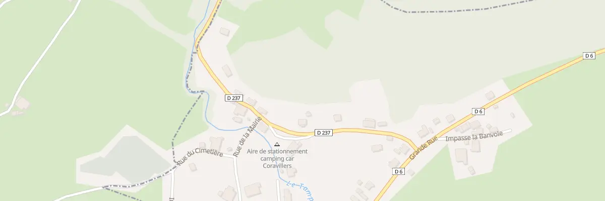Plan du 6 Rue de la Mairie à Corravillers