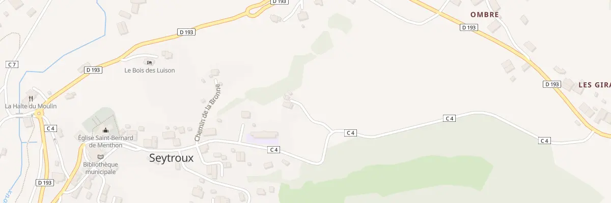 Plan du 443 Rte des Champs Marmo à Seytroux