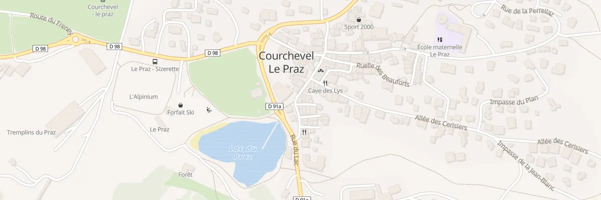 Plan du 147 Rue de la Chapelle à Courchevel