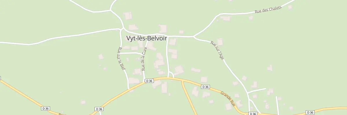 Plan du 4 Rue des Fontaines à Vyt-lès-Belvoir