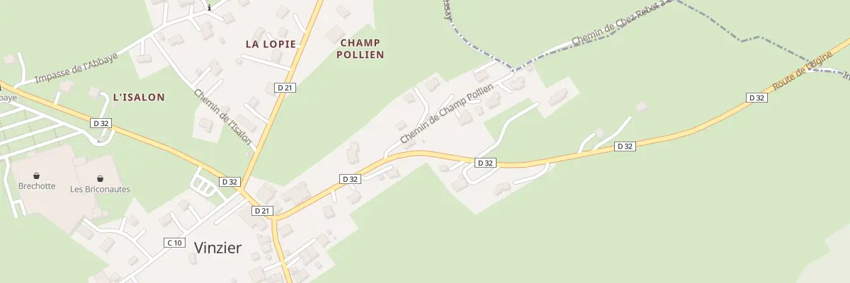 Plan du 181 Rte de l’Ugine à Vinzier